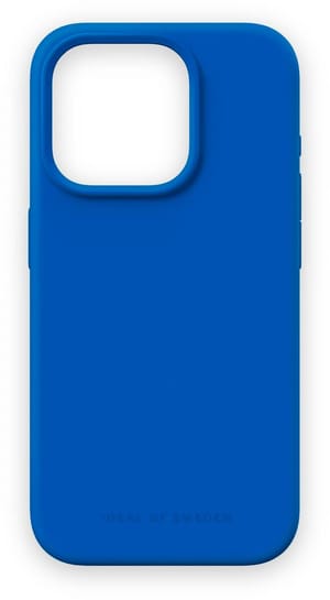 Coque arrière Silicone iPhone 15 Pro Max Bleu cobalt