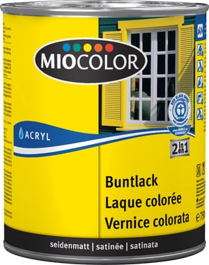 Acryl Vernice colorata satinata Avorio chiaro 750 ml