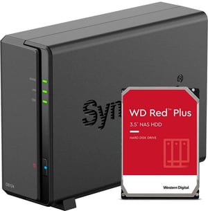 DS124 1-bay WD Red Plus 10 TB