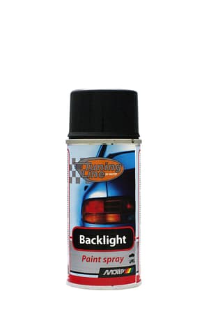 Spray per luce posteriore trasparente nera 150 ml