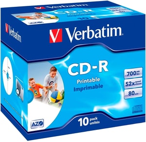 CD-R 0.7 GB, boîtier Jewel (10 pièces)
