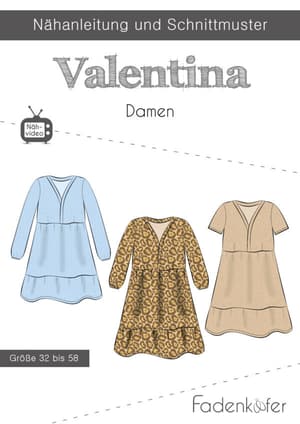 Papierschnittmuster Kleid Valentina