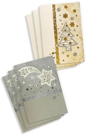 Set de cartes de Noël format A6 101 x 150 mm, nombre de pièces 6