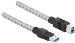 Cavo USB 3.1 con guaina metallica USB A - USB B 1 m