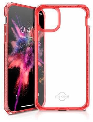 Hard Cover HYBRID CLEAR red transparent