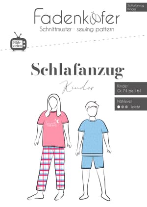 Papierschnittmuster Schlafanzug