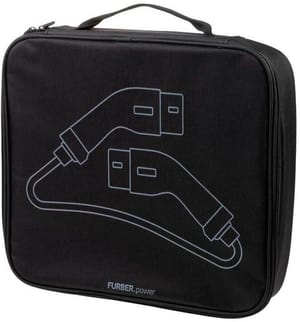 Tasche für Elektroauto Ladekabel Deluxe, Schwarz