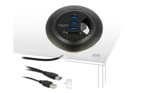 Hub de table USB 3.0 + SD Card Reader