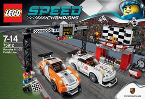 Speed Champions La ligne d'arrivée de la Porsche 911 GT 75912