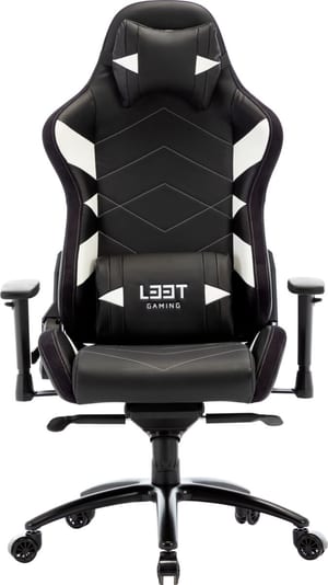 Elite V4 Gaming Chair PU 160369  Black/White decor