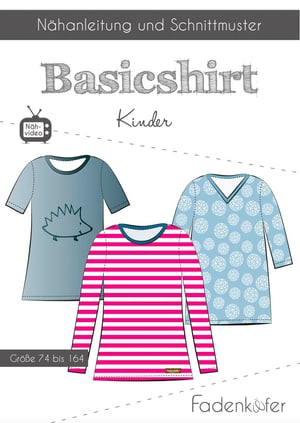 Papierschnittmuster Basicshirt