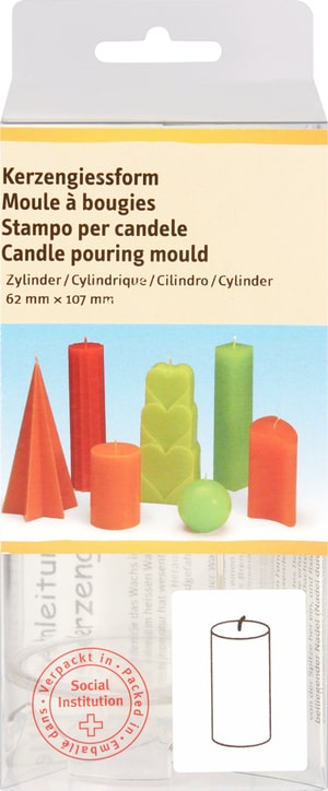 Stampo per candele cylindrico No. 12