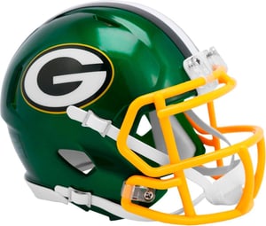 Green Bay Packers Mini casco "SPEED ALT FLASH"