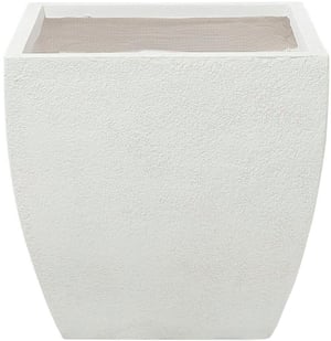 Cache-pot blanc 46 x 46 x 44 cm ORICOS