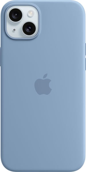 iPhone 15 Plus Silicone Case with MagSafe - Winter Blue