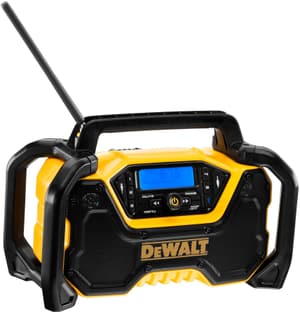 Radio da cantiere con funzionamento a batteria e a rete DAB+, Bluetooth, Solo