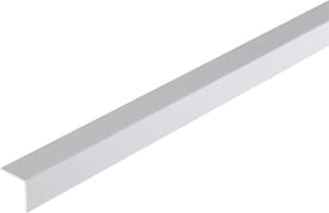 Cornière isocèle 1 x 15 x 15 mm PVC blanc 1 m