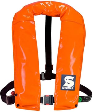 Aufblasbare Schwimmweste Golf 150 SPR orange