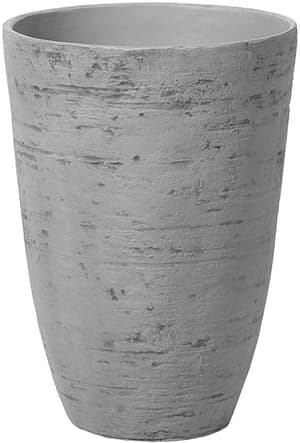 Petit cache-pot gris en pierre en forme de vase CAMIA