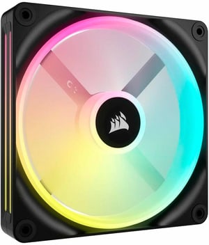 iCUE LINK QX140 RGB, 140mm Magnetic Dome RGB Fan, Starter Kit