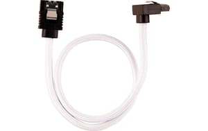 SATA3-Kabel Premium Set Weiss 30 cm gewinkelt