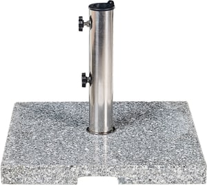Base per ombrellone granito grigio 45 x 45 cm CEGGIA