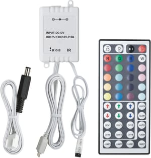 Function YourLED RGB-Controller 12V DC con IR telecomando plastica