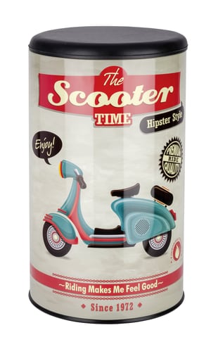Sitz- und Wäschetruhe Vintage Scooter