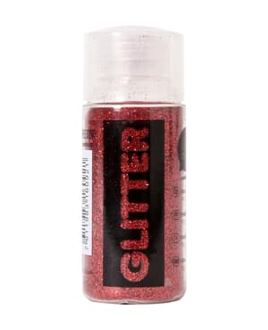 Glitter fein 15 g, rot