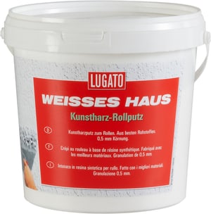 Weisses Haus Kunstharz-Rollputz 2 kg