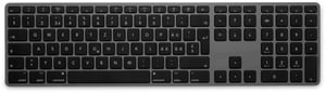 WKB-1243 BT Grau, CH-Layout mit Ziffernblock