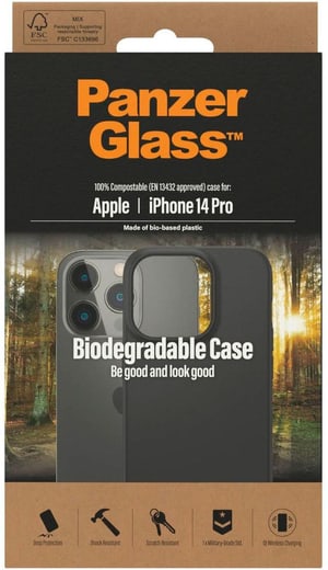 Biodegradable iPhone 14 Pro Schwarz