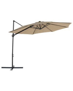 Parasol en porte-à-faux taupe  2,95 m SAVONA II