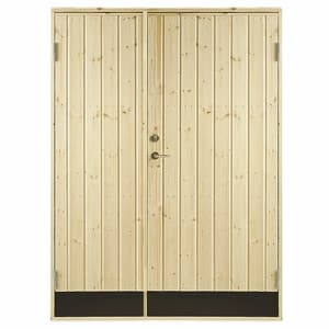 Portillon indépendant double, panneau de porte avec huisserie, RA 127,8x187,8 cm Non-handlet