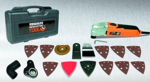 Vibrarazer Renovating Tool® Pro Series - Renovierungswerkzeug , Multitool 16 Teile ,Elektrowerkzeug
