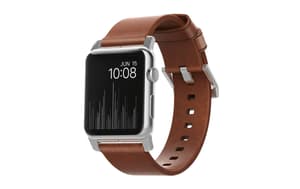 Modern Strap Apple Watch Braun/Silber