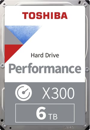 X300 interne High-Performance Festplatte 6TB 3.5" SATA