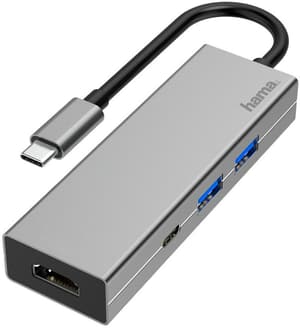 USB-C-Multiport-Adapter, 4 Ports, 2x USB-A, USB-C, HDMI™