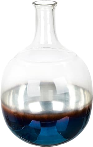 Dekovase Glas schillernd mehrfarbig 34 cm RAZALA