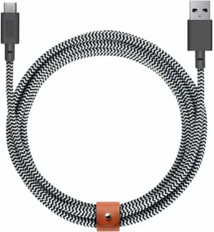 Câble de charge et de synchronisation USB-A vers USB-C tendance avec norme USB 2, 3,0 m - Zebra