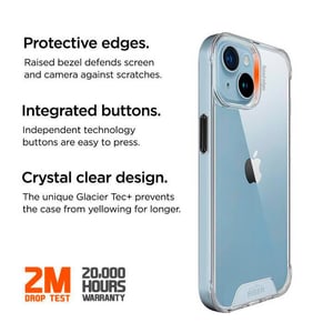 Glacier Case iPhone 15 Plus transparent