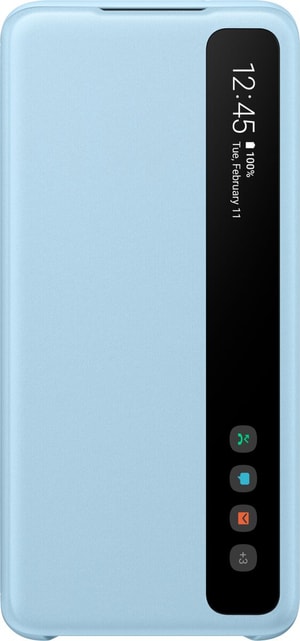 Clear View Book-Cover Sky Blue