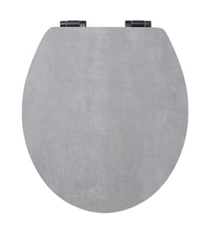 Sedile per WC Troyes Slow Down cemento grigio - MDF-FSC® 100%