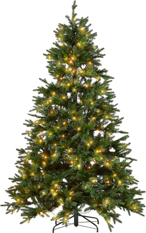 Albero di Natale LED verde 210 cm FIDDLE
