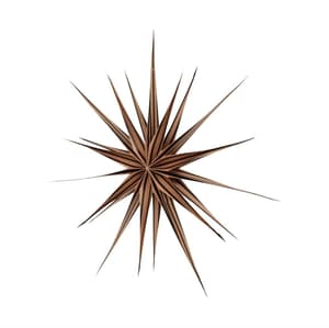 Suspension en papier étoile Toppu Ø 60 cm, brun