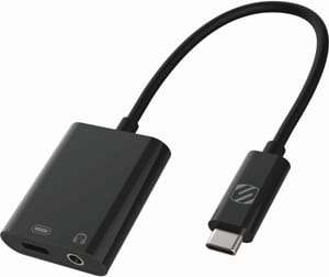 USB-C & 3.5mm Cinch zu USB-C-Anschluss