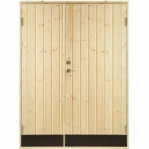 Portillon indépendant double, panneau de porte avec huisserie RA 127,8x197,8 cm Non-handlet