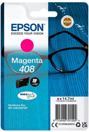 Singlepack Magenta 408 DURABrite Ultra Ink