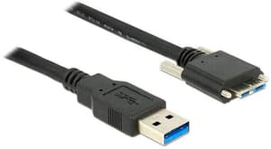 USB 3.0-Kabel verschraubbar USB A - Micro-USB B 3 m