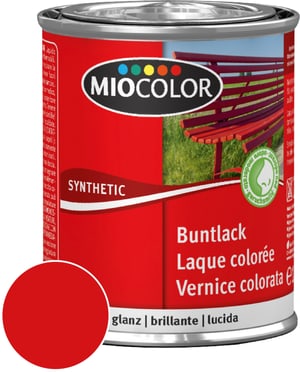 Synthetic Laque colorée brillante Rouge feu 375 ml